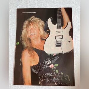 Whitesnake’s Adrian Vandenberg Rock Pinup